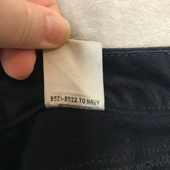 Talbots Stretch Jeans 10 Navy High Waist Mom Jean Cotton Stretch Vintage Denim - Picture 7 of 11